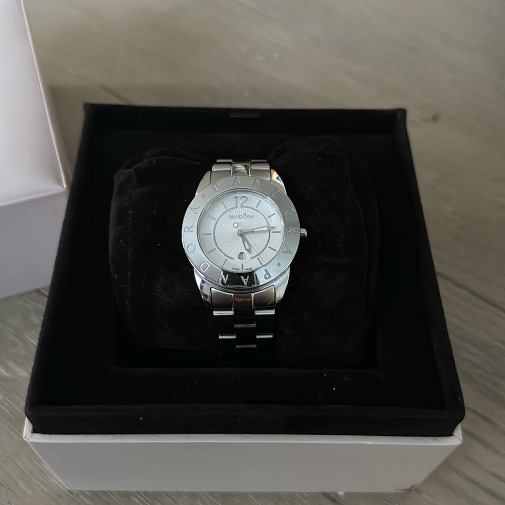 Pandora Black Crown Diamond Watch